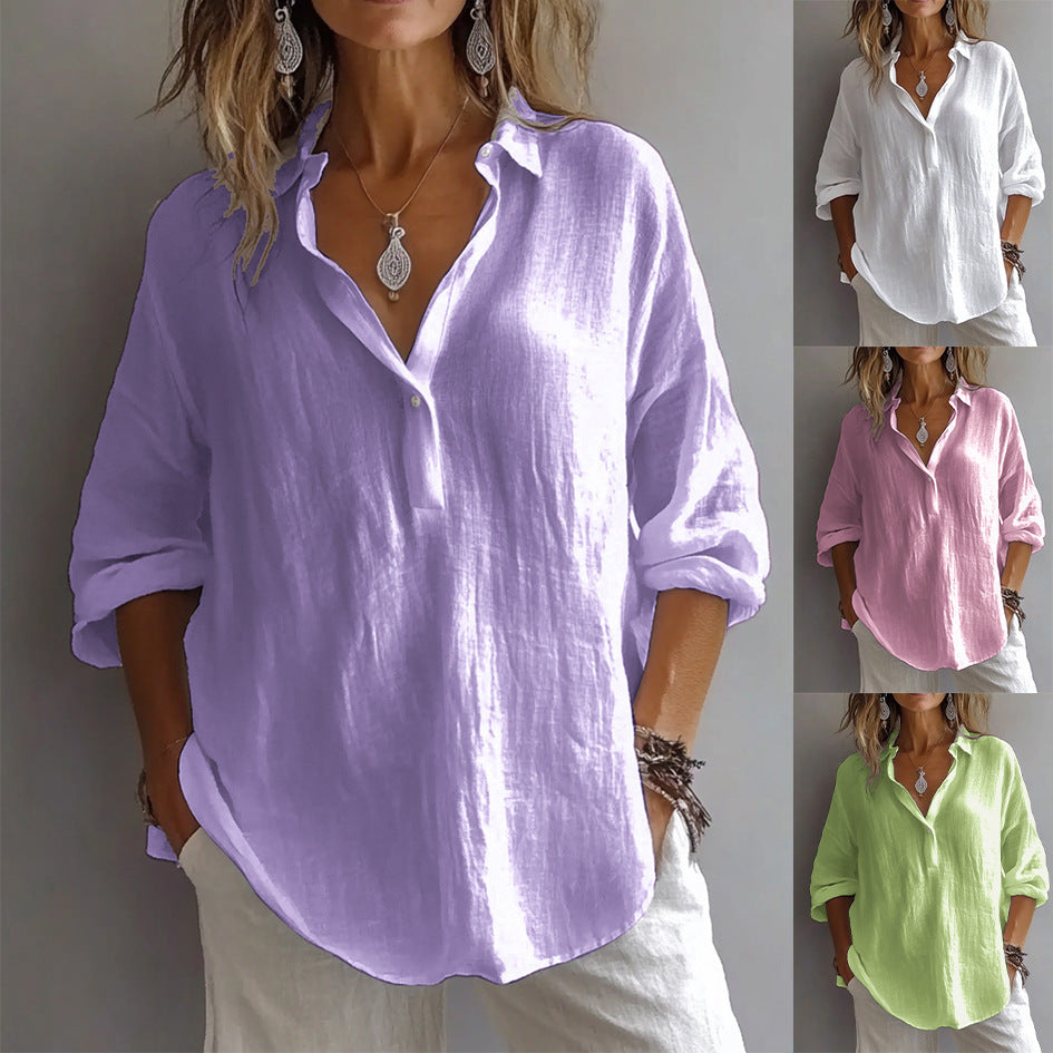 Didi™| Elegante Bluse mit V-Ausschnitt