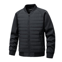 Herren Übergangsjacke mit Taschen in Schwarz