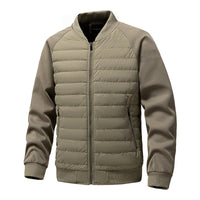 Herren Übergangsjacke mit Taschen in Olivgrün