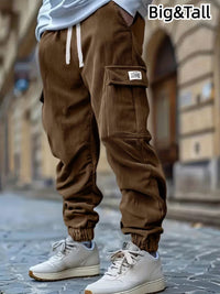 Elias - Jogginghose Aus Kord Mit Kordelzug Der Taille in Dunkelbraun