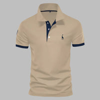 Elegantes Poloshirt für Männer in Khaki