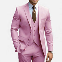 Raphaël | Herren Anzug Modern Passform Slim Business Elegant Zeitlos in Rosa