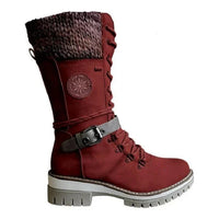 FLORENTINA – Elegante Winterstiefel für Damen in Rot