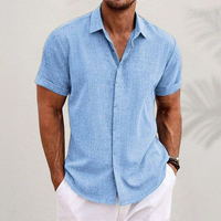 Moritz | Herren Leinenhemd in Hellblau