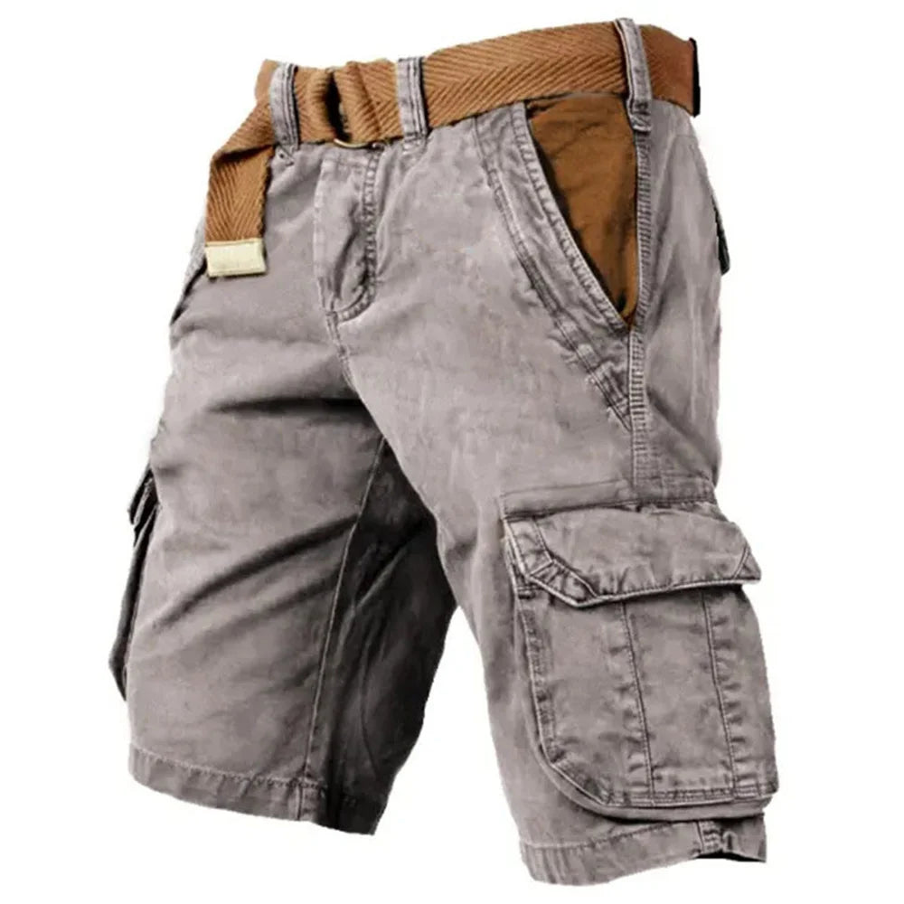 Roland | Herren Cargo Shorts aus Baumwolle mit Praktischen Cargotaschen