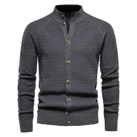 Lena | Strickjacke Im Zopfmuster in Grau