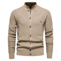 Lena | Strickjacke Im Zopfmuster in Khaki