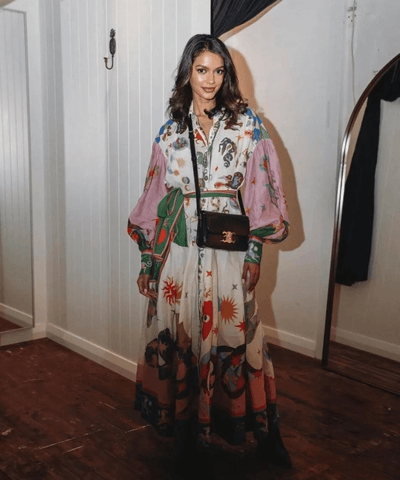 Florinda - Elegantes Italienisches Maxikleid Für Damen