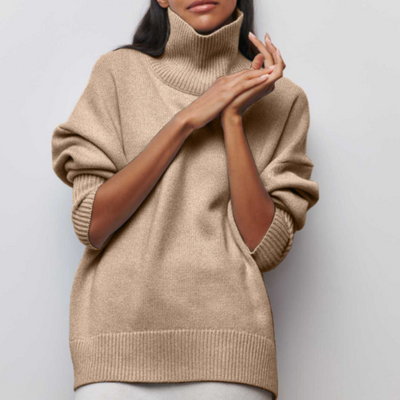 Sascha | Damen Rollkragen Pullover | Lang