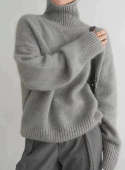 Lyse | Damen Rollkragen Pullover | Lang