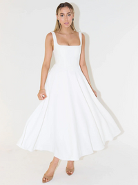 Grace | Elegantes Sommerkleid in Weiß