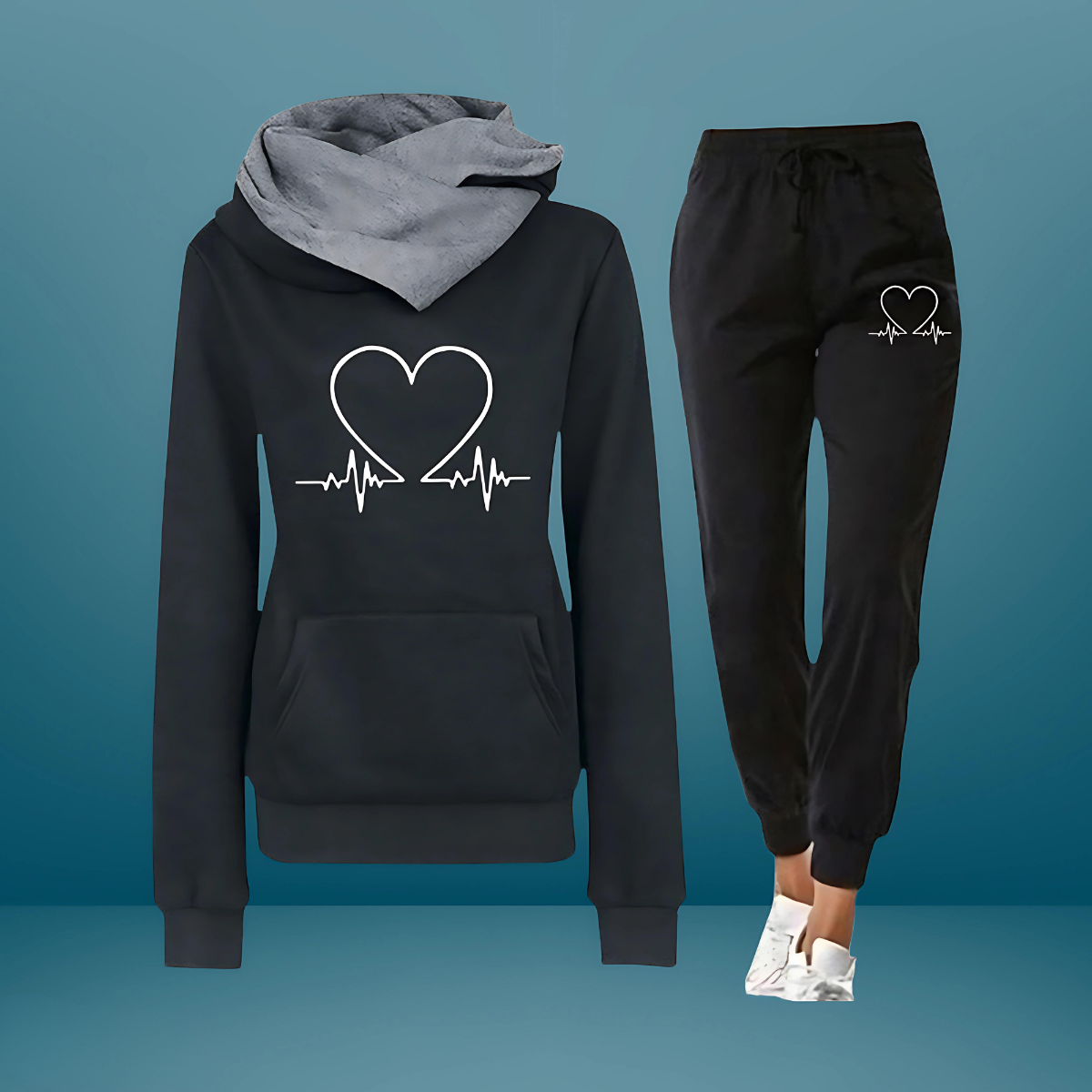 Lina – Heartbeat Loungewear Set