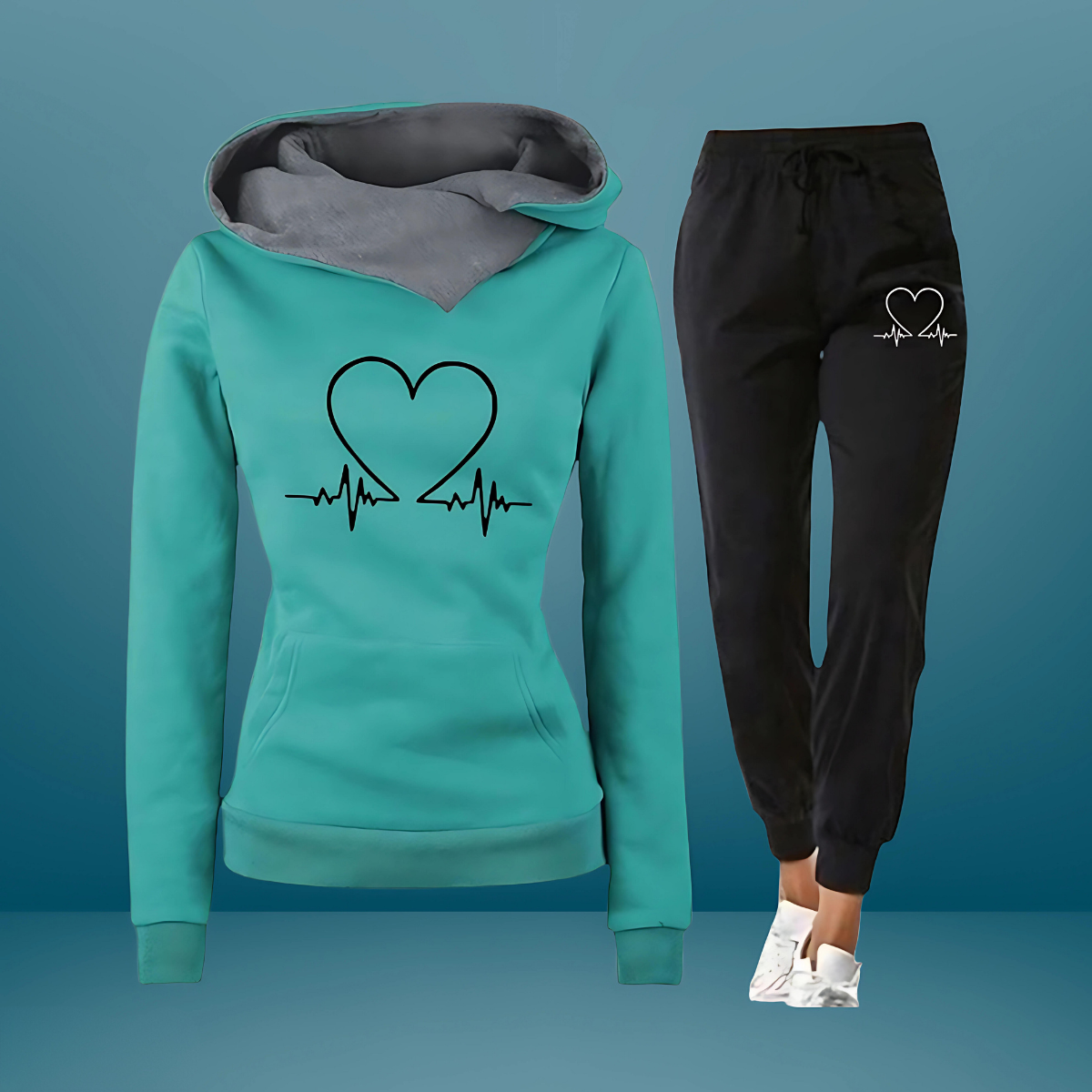 Lina – Heartbeat Loungewear Set