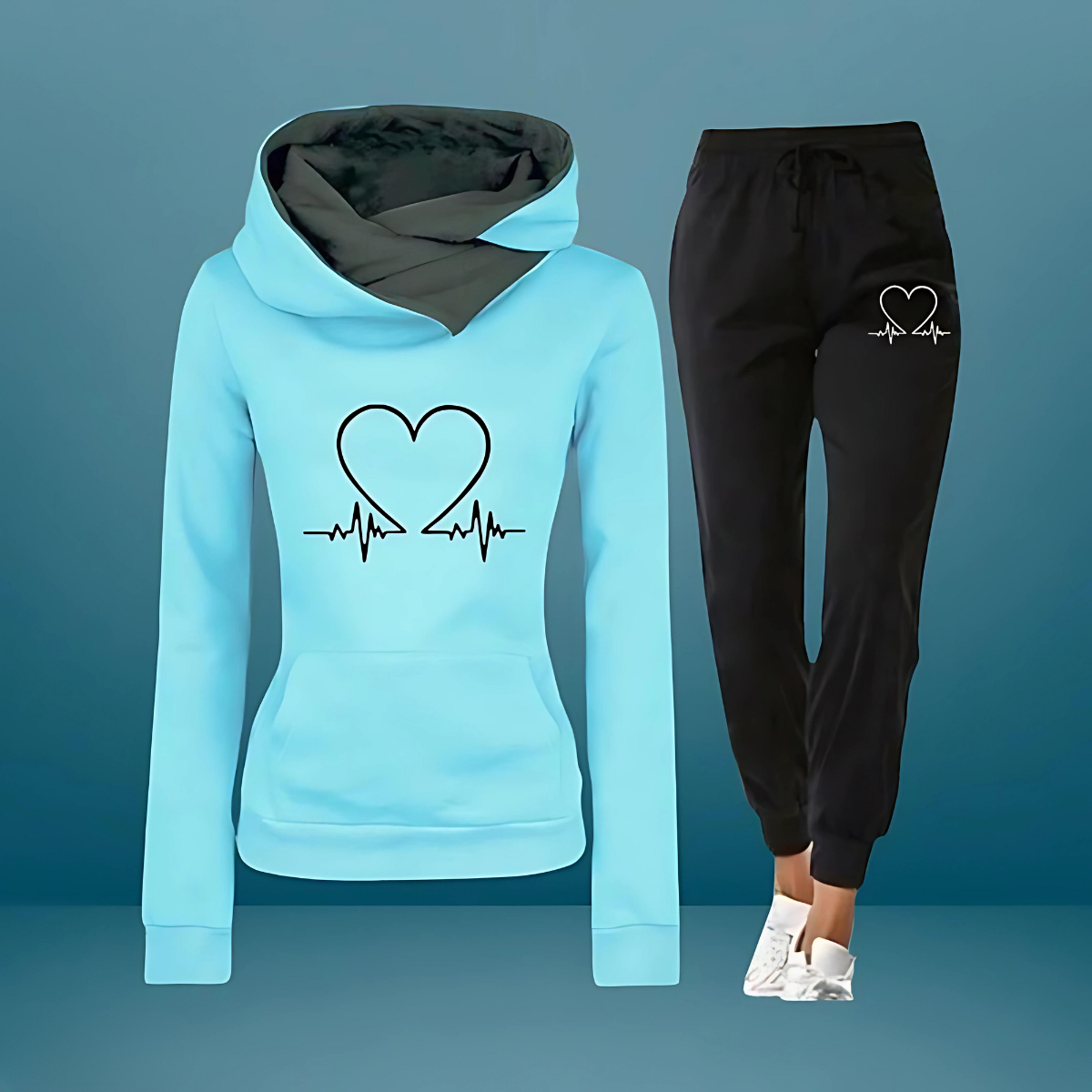 Lina – Heartbeat Loungewear Set