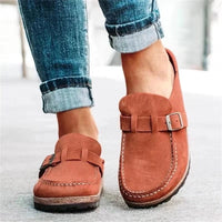 Hedda | Raffinierte orthopädische Hausschuhe für Damen in Orange