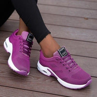 Annelie | Damen Air-Dämpfung Freizeit Sneaker in Lila