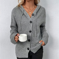 CARA – Luxuriöse Strickjacke für Damen in Grau