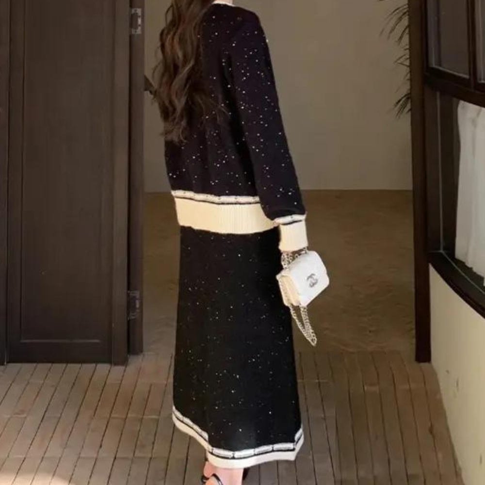 Luxuriöses Strickset für Damen - LAIA Eleganz für jeden Moment