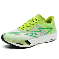 Pace Carbon | Laufschuhe Hochleistung Marathon Training Carbon Speed in Weiß / Grün