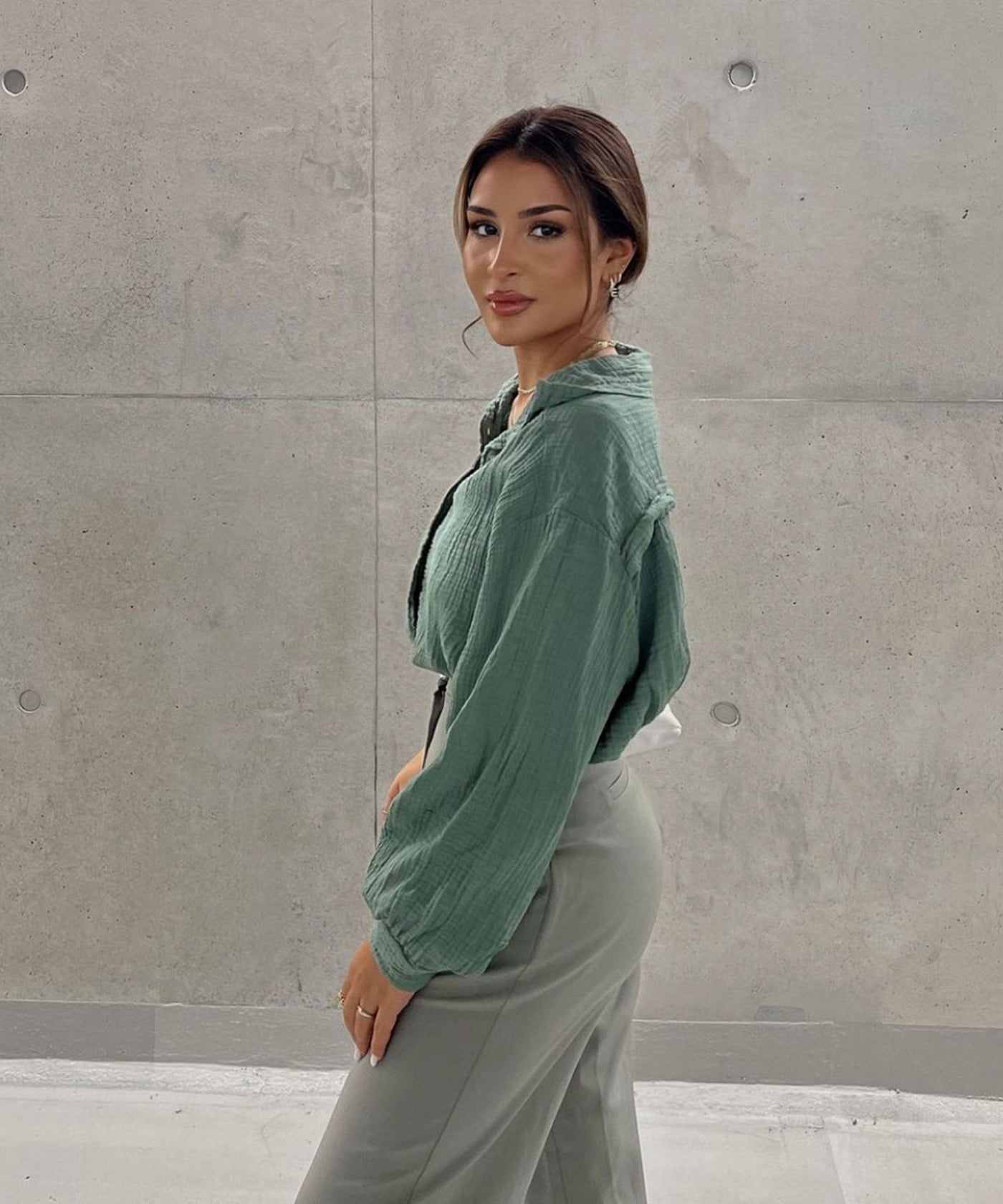 Aure® | Übergroße Musselinbluse