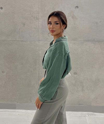 Aure® | Übergroße Musselinbluse