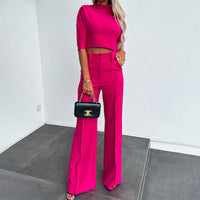 Julia - Elegantes Zweiteiliges Set in Warmes Rosa