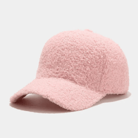 Teddy Baseballcap in Rosa