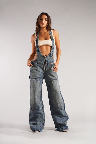 Fudus | Tiefende Jeans Overalls