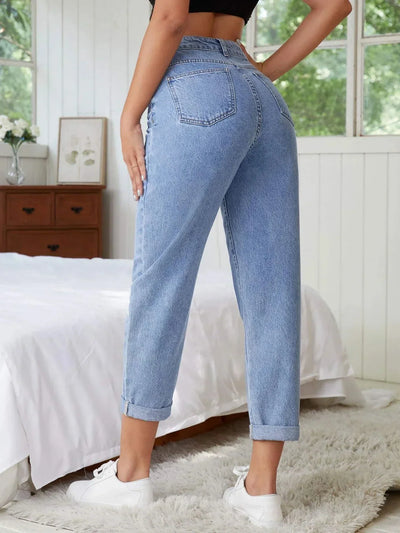 Jean | Dehnbare Knöcheljeans