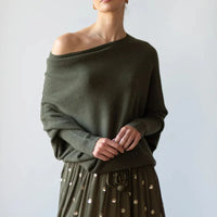 Sophia | Weicher Vielseitiger Pullover in Grün