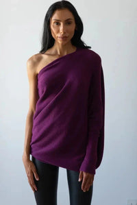 Sophia | Weicher Vielseitiger Pullover in Lila