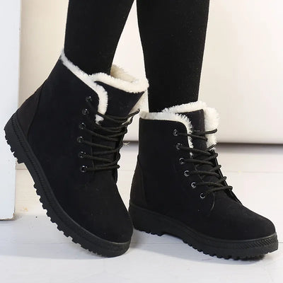 Karima | Warme Winter-Stiefeletten mit Plüscheinlage