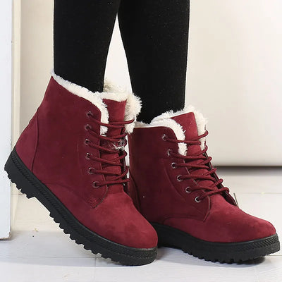 Karima | Warme Winter-Stiefeletten mit Plüscheinlage