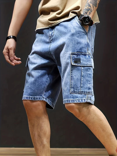 Fudus | Cargo Denim Shorts Für Herren