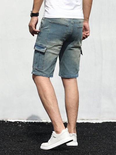 Fudus | Cargo Denim Shorts Für Herren
