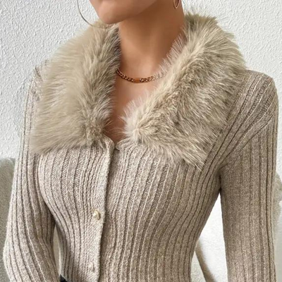 KIELLE - Elegante Strickjacke für Frauen