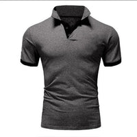 Stilvolles und Komfortables Poloshirt für Herren in Grau Schwarz