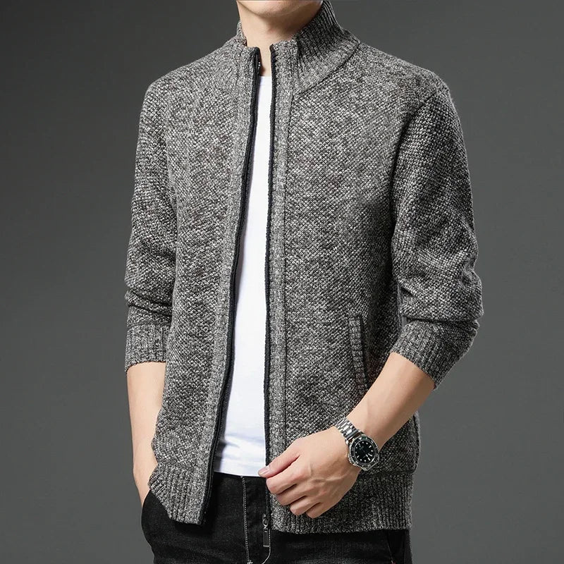 Aviv- Fleece Strickjacke für Herren