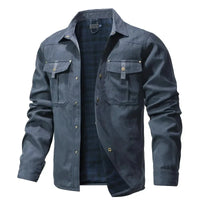 Ironwood™ Overshirt-Jacke Mit Kariertem Innenfutter in Blau