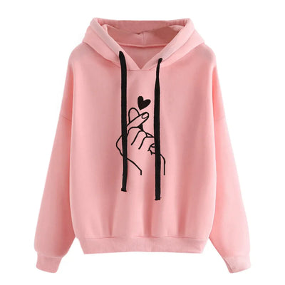 Quin- Langarm Hoodie Sweatshirt für Damen
