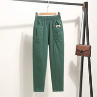 Marelise™ Hose Mit Großen Taschen und Verstellbarem Bund in Grün