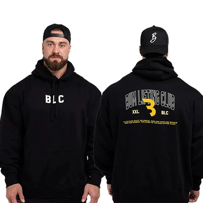 Kian - Kapuzenpulli mit lockerer Passform und Buchstabenaufdruck für Männer