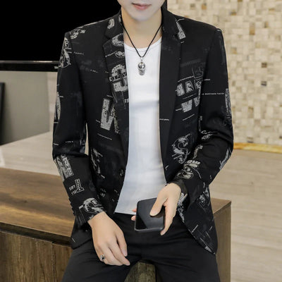 Cason- Eleganter Print-Blazer für Herren