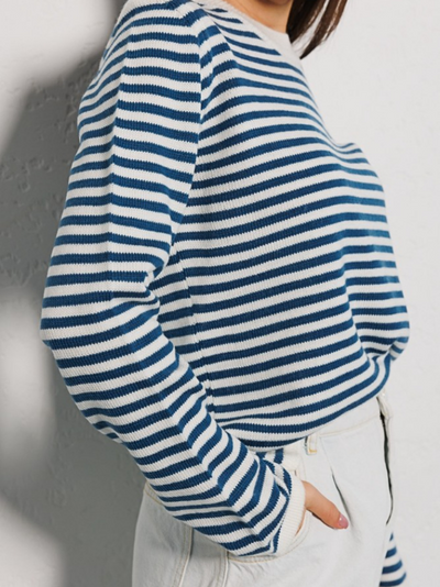 Onnie | Gestreifter Strickpullover