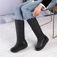 Althea™-Stiefel mit Fleecefutter und Wärmeisolierung – für warme, stabile und geschützte Füße im Winter. in Schwarz