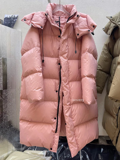 Wylda- Winter Daunenmantel mit Kapuze für Damen