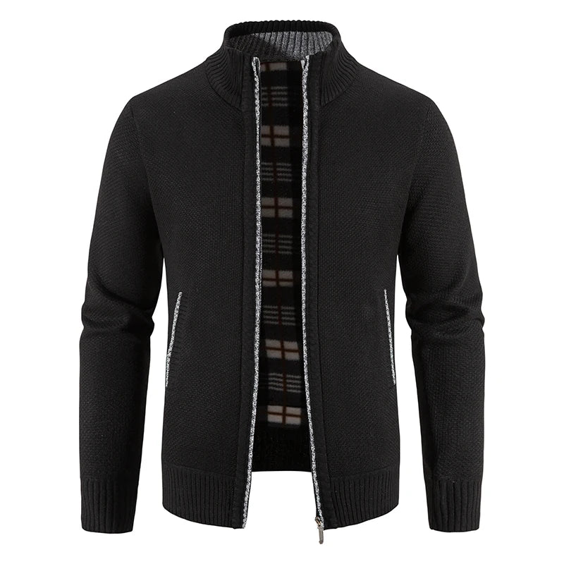 Tovi- Strickjacke mit Umlegekragen für Herren