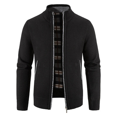 Tovi- Strickjacke mit Umlegekragen für Herren