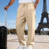 Johan™ Premium-Strickhose mit elastischem Bund und verstellbarem Kordelzug in Beige