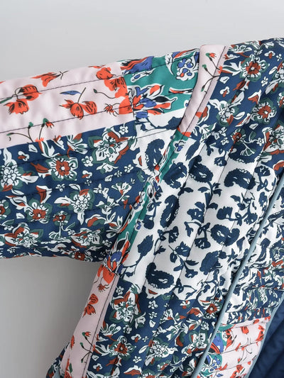 Giselo | Wintermantel mit Blumenmuster